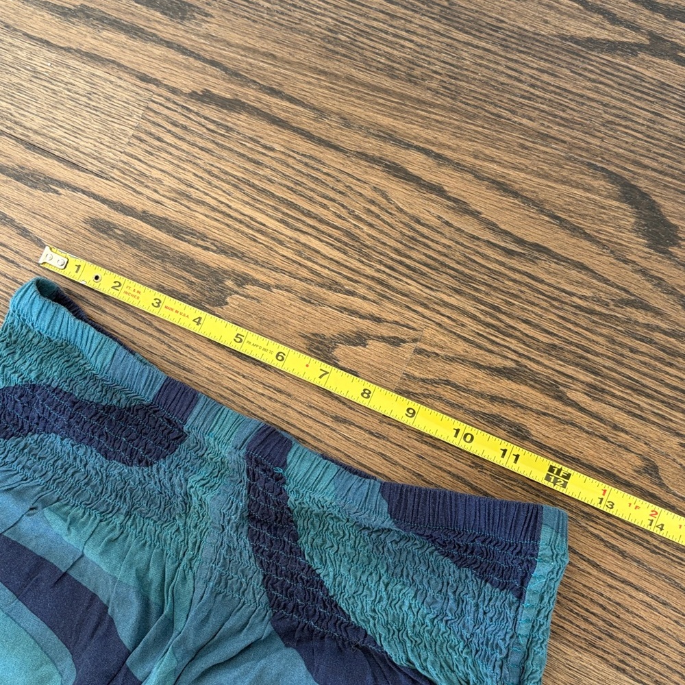 Lotus and Luna Blue Patterned Harem Pants - Size S/M - Picture 2 of 4